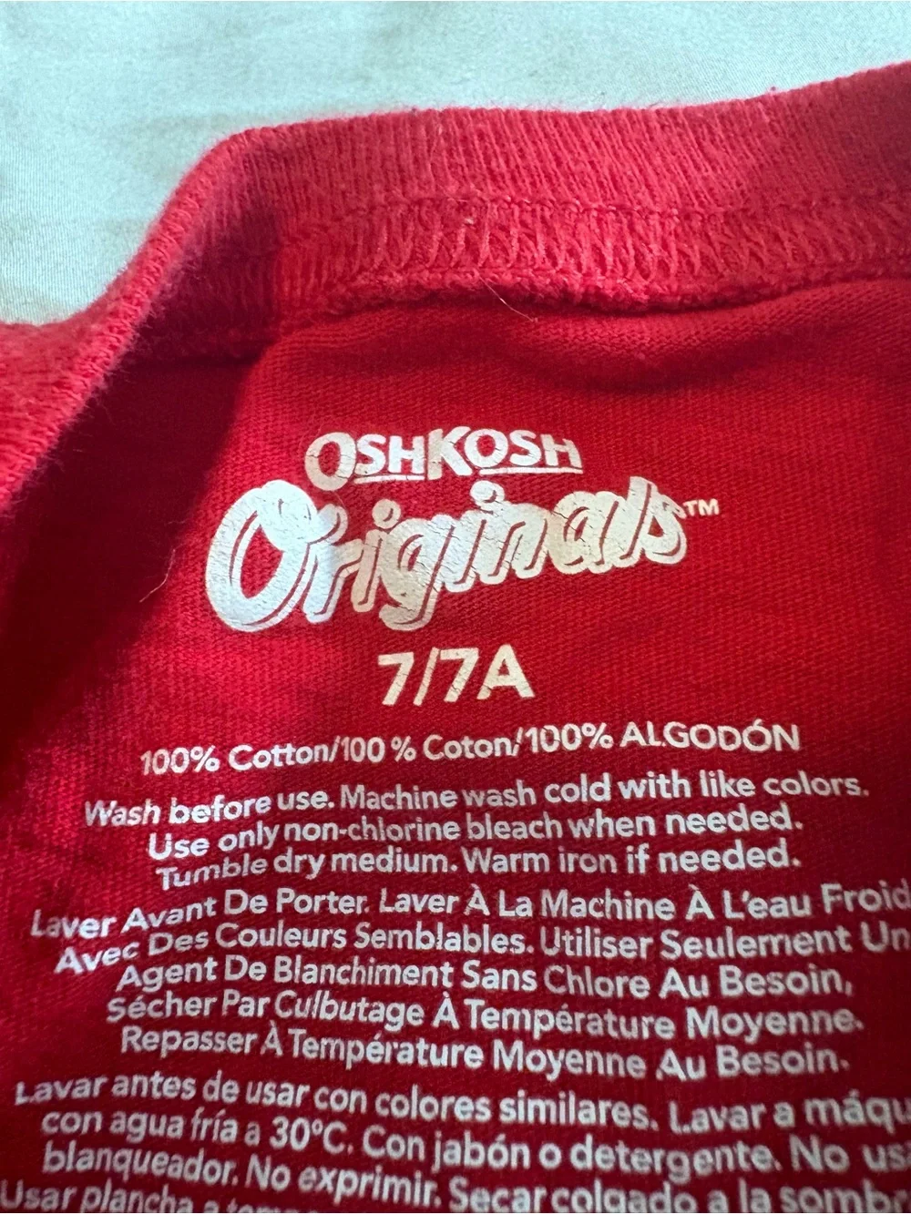 OshKosh B'gosh Red Monster Truck Long-Sleeve Tee